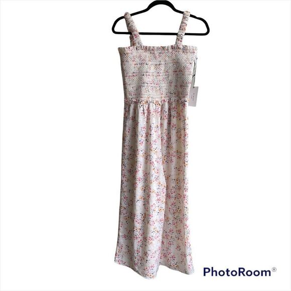 Ali & Jay Rose Bowl Floral Wide Leg Crop Jumpsuit NWT - Picture 2 of 7